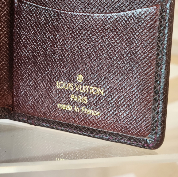 AUTHENTIC Louis Vuitton Taiga Organizer Depoche Business Card Holder - Picture 4 of 16